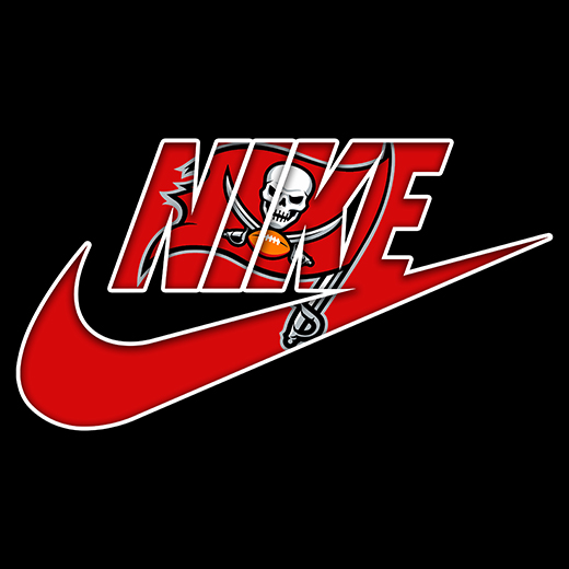 Tampa Bay Buccaneers Nike logo iron on paper